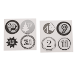 OOTB Schwarz/silberner Adventskalender