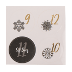 OOTB Schwarz/goldener Adventskalender