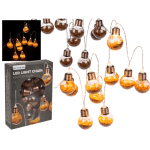 OOTB Lichterkette Glitter-Glühbirnen mit 10 LED