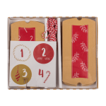 OOTB Rot/naturfarbener Adventskalender