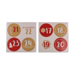 OOTB Rot/naturfarbener Adventskalender