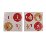 OOTB Rot/naturfarbener Adventskalender