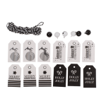 OOTB Geschenkanhänger-Set Silver Shine