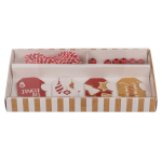 OOTB Geschenkanhänger-Set Natural red