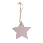 OOTB Rosa farbene Holz-Weihnachtsmotive zum Hängen