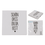 OOTB Papier-Servietten Schön dass du da bist