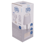 OOTB Weiße Tisch-Lampe mit LED