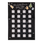 OOTB Kratzpapier Adventskalender ca. 52 x 30 cm