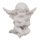 OOTB Sitzender Engel mit Kristallherz ca. 5 cm