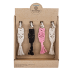 OOTB Metall-Schlüsselanhänger Makramee Style