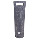 OOTB Filz-Weintasche Osterhase 15 x 41 x 9 cm