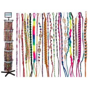 OOTB Textil-Armband Friendship mit Muscheln &