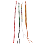 OOTB Textil-Armband Friendship mit Muscheln &