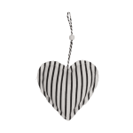 OOTB Cremefarbener Stoff-Stern & Herz zum Hängen