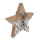 OOTB Stehender Holz-Stern mit Band & Glocke