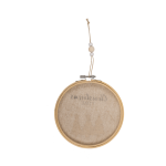 OOTB Runder Holzrahmen mit Jutebezug Christmas Time