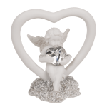 OOTB Sitzende Engel im Herz mit Kristallherz