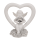 OOTB Sitzende Engel im Herz mit Kristallherz