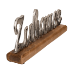 OOTB Silberfarbener Schriftzug Zuhause