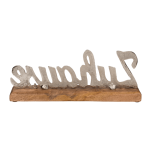 OOTB Silberfarbener Schriftzug Zuhause