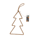 OOTB Metall-Tanne mit Jute umwickelt & LED
