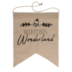 OOTB Naturfarbener Wimpel Weihnachten