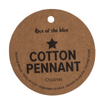 OOTB Naturfarbener Wimpel Christmas