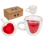OOTB Doppelwandiges Thermo-Glas mit Herzform