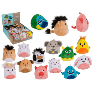 OOTB Plüsch-Wendetiere mit Karabiner ca. 9 cm