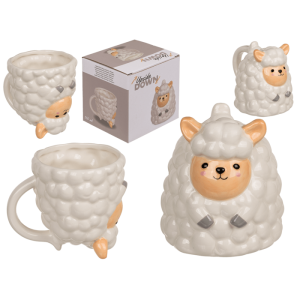 OOTB Becher Schaf verkehrt herum ca 12 x 14 cm