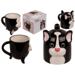 OOTB Becher Hund verkehrt herum ca 12 x 14 cm