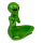 OOTB Aschenbecher Yoga Alien ca. 135 cm