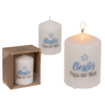 OOTB Stumpenkerze Bester Papa der Welt