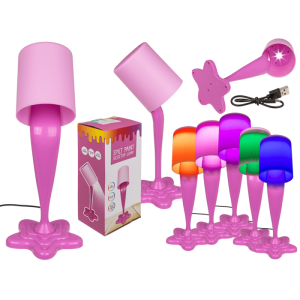 OOTB Tischleuchte Farbtopf neon-pink ca. 30 cm