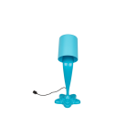 OOTB Tischleuchte Farbtopf neon-blau ca. 30 cm