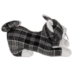 OOTB Schwarz/grau/weiß karierter Türstopper Katze