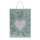 OOTB Weiß/grüne Papier-Geschenktüte Love