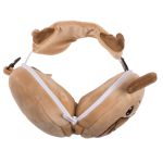 OOTB Kinder Plüsch-Reisekissen mit Augenmaske