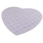 OOTB Weißes Herz-Puzzle 80 beschriftbare Teile