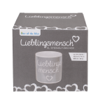 OOTB Becher Lieblingsmensch ca. 125 x 11 cm