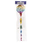 OOTB Windspirale mit Blumendekor ca. 15 x 65 cm