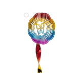 OOTB Windspirale mit Blumendekor ca. 15 x 65 cm