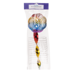 OOTB Windspirale mit Blumendekor ca. 15 x 65 cm