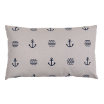 OOTB Weißes Deko-Kissen Modern Maritime