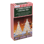 OOTB Holzsilhouette Weihnachtsbaum mit LED