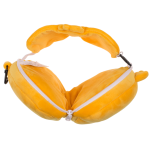 OOTB Kinder Plüsch-Reisekissen mit Augenmaske