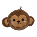 OOTB Kinder Plüsch-Reisekissen mit Augenmaske