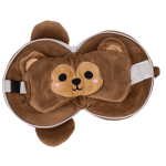 OOTB Kinder Plüsch-Reisekissen mit Augenmaske