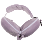 Kinder Plüsch-Reisekissen mit Augenmaske Oktopus 15,5 x 14,5 x 10,5 cm