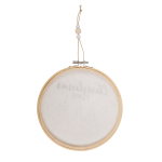 OOTB Runder Holzrahmen mit Jutebezug Christmas Time